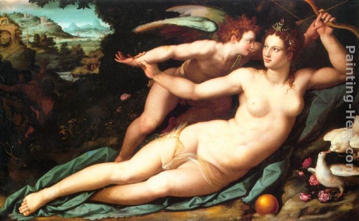 Alessandro Allori Venus and Cupid